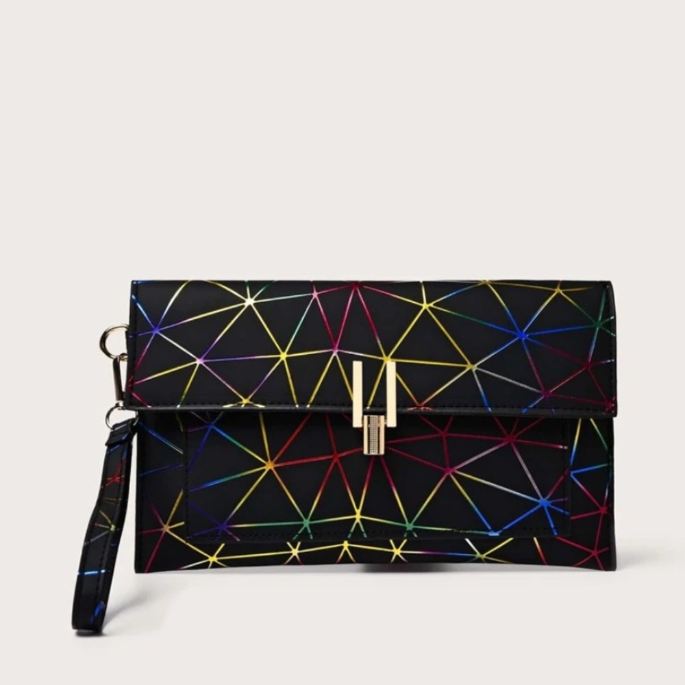 Multi Color Clutch Bag